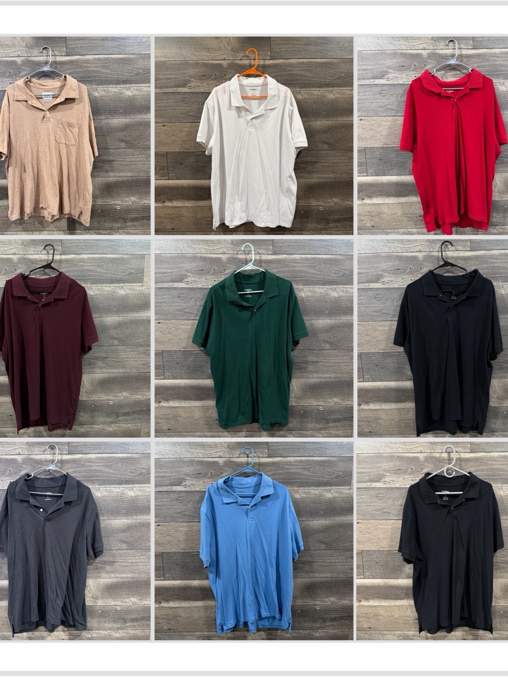 Goodfellow & Co Men’s XXL Polo Shirts Lot of 9